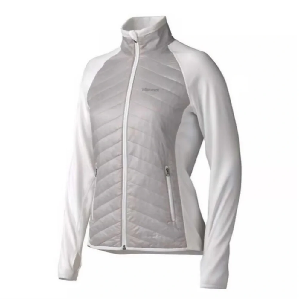 Marmot Variant Jacket White Grey Full Zip Medium